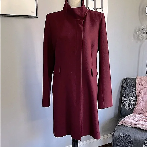Jennifer Tattanelli Funnel Neck Coat - Picture 1 of 13